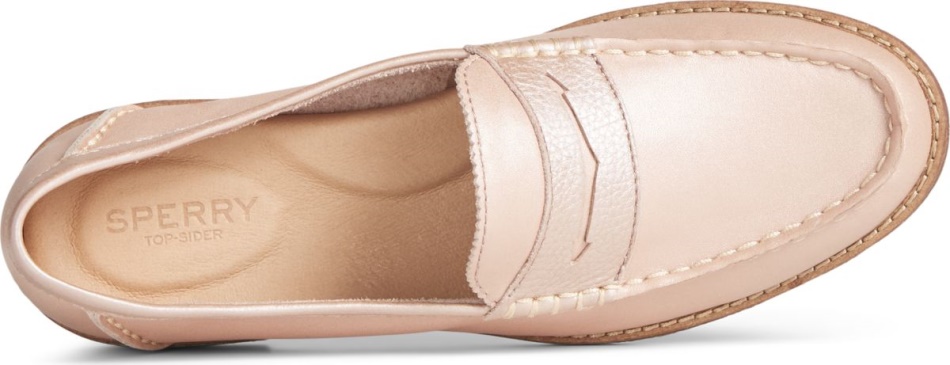 Seaport Penny Pearlized Loafer Rose Sperry