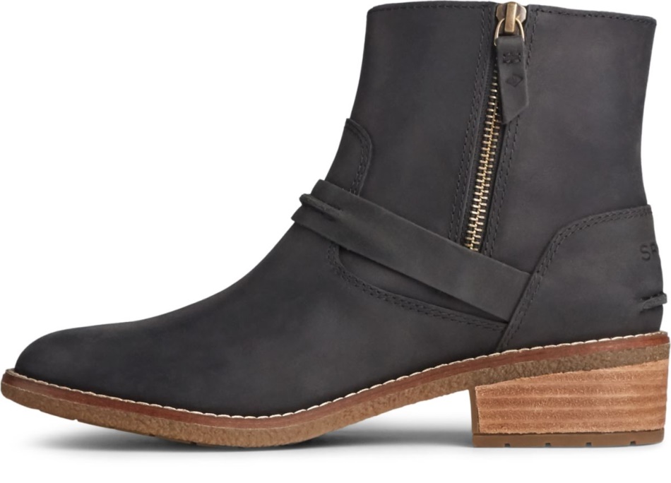 Seaport Storm Short Shackle Boot Black Sperry