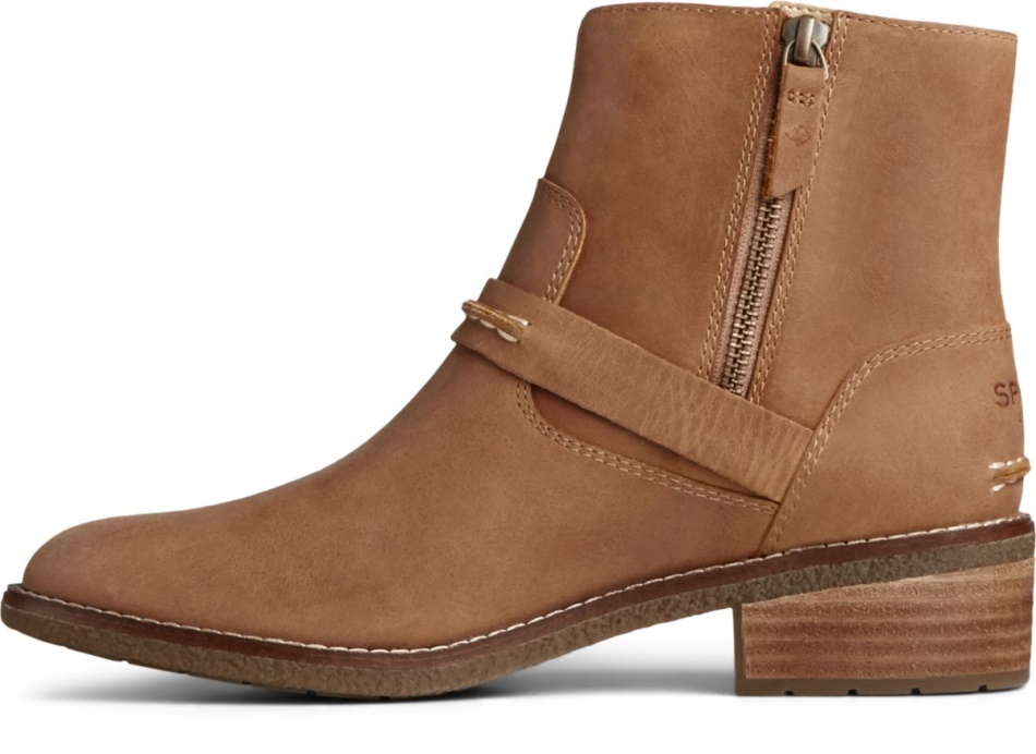 Seaport Storm Short Shackle Boot Tan Sperry