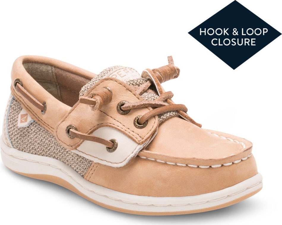Songfish Junior Boat Shoe Sperry Linen Oat