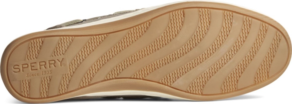 Songfish Pearlized Boat Shoe Taupe Sperry