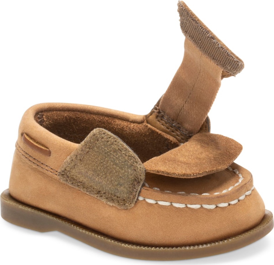 Sperry Authentic Original Crib Hook  Loop Boat Shoe Sahara