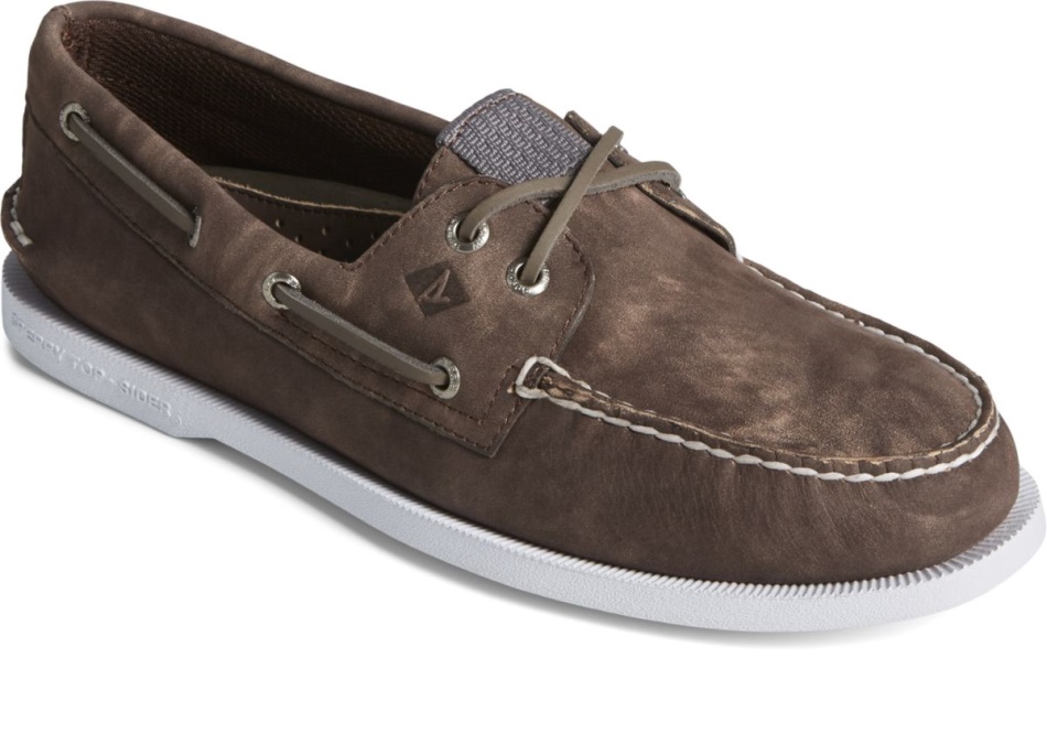 Sperry Authentic Original Nubuck Boat Shoe Brown
