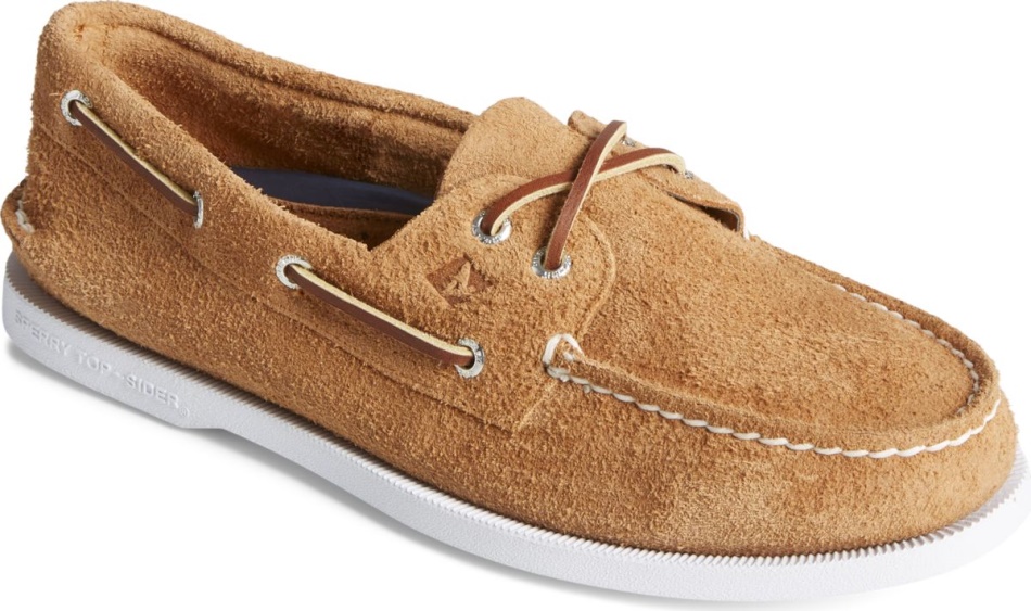 Sperry Authentic Original Suede Boat Shoe Tan