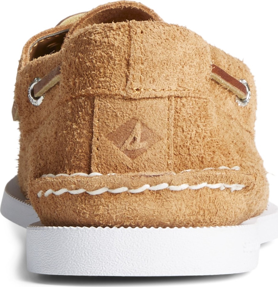 Sperry Authentic Original Suede Boat Shoe Tan