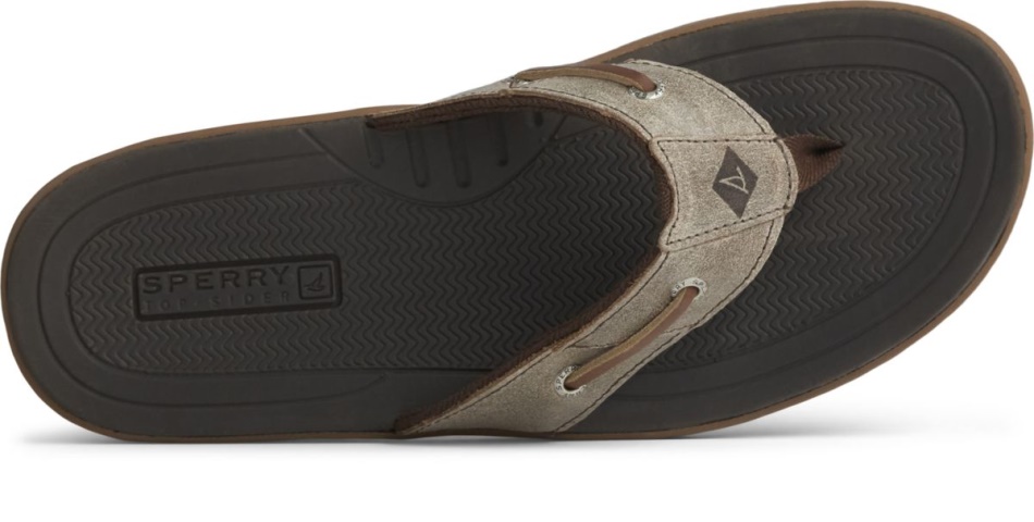 Sperry Baitfish Flip-Flops Brown