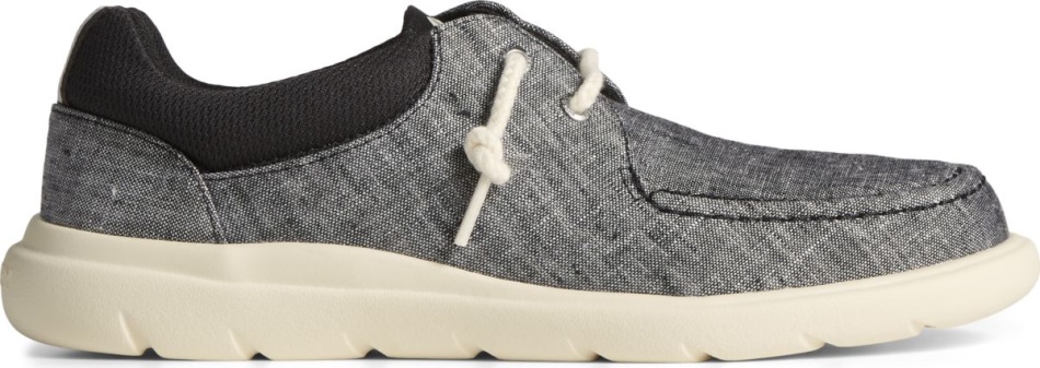 Sperry Captains Moc Chambray Loafer Black