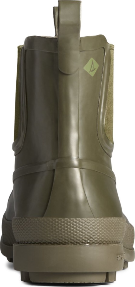 Sperry Cold Bay Rubber Chelsea Boot Olive