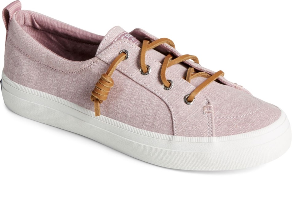 Sperry Crest Vibe Textile Stripe Sneaker Lavender