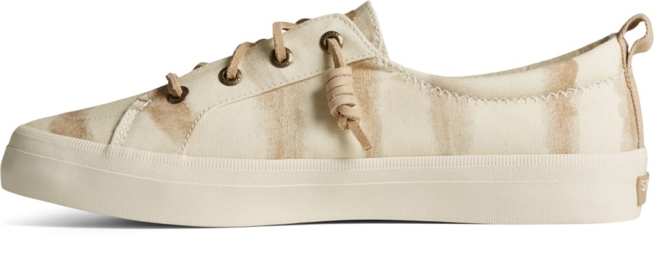 Sperry Crest Vibe Tie Dye Stripe Sneaker Taupe