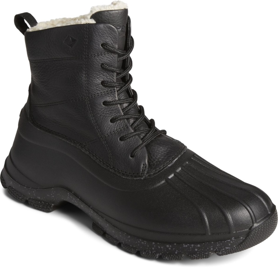 Sperry Duck Float Lace Up Boot Black