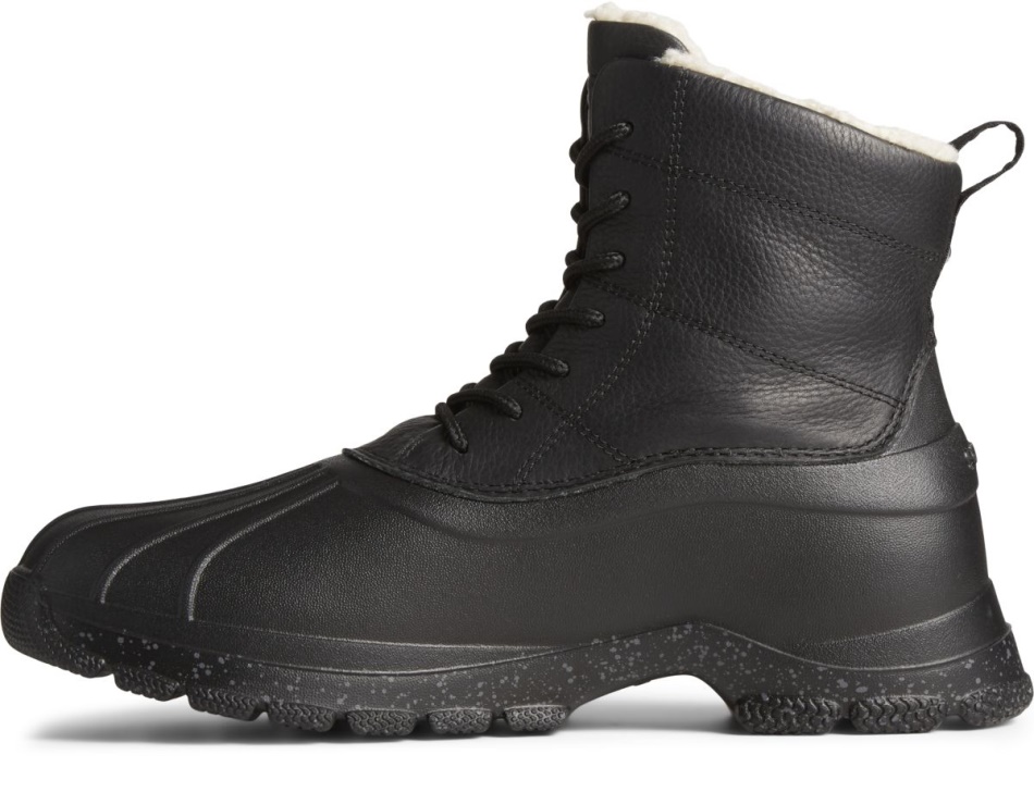 Sperry Duck Float Lace Up Boot Black