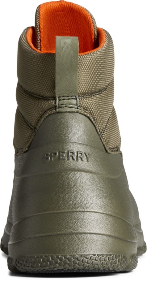 Sperry Duck Float Zip Boot Olive
