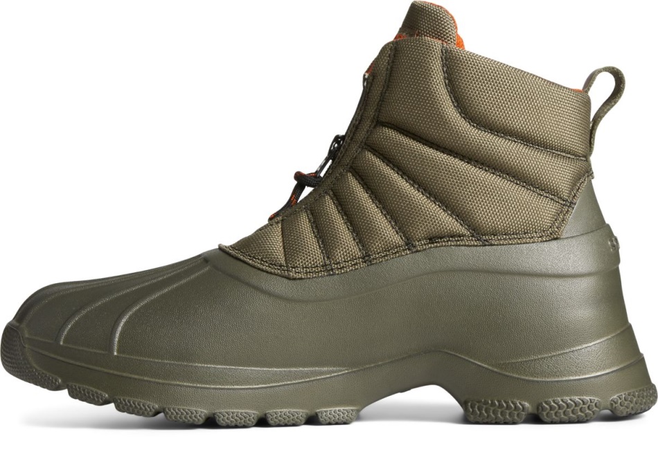 Sperry Duck Float Zip Boot Olive