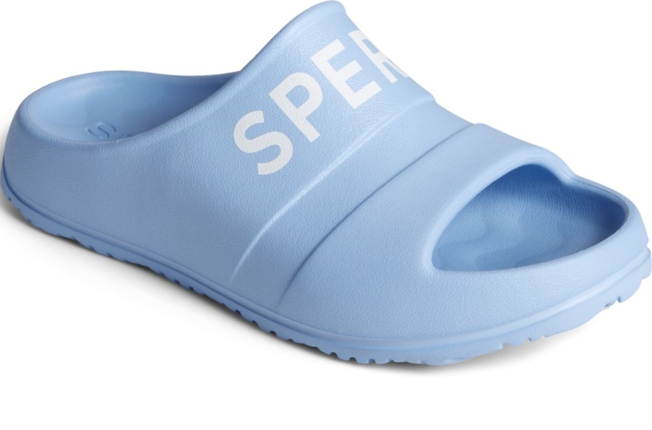 Sperry Float Slide Logo Sandal Light Blue