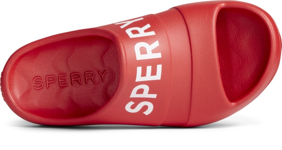 Sperry Float Slide Logo Sandal Red