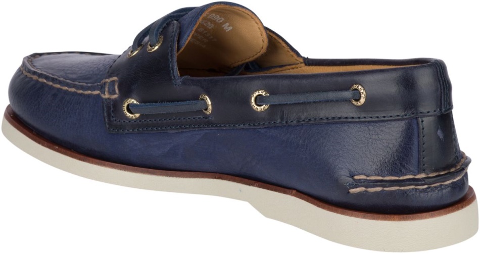 Sperry Gold Cup Authentic Original Rivingston Boat Shoe Navy