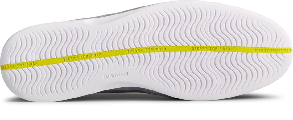 Sperry Gold Cup Cabo PLUSHWAVE 4-Eye Oxford Grey Suede