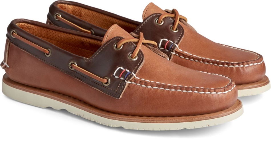 Sperry Gold Cup Handcrafted in Maine Boat Shoe Walnut Brown