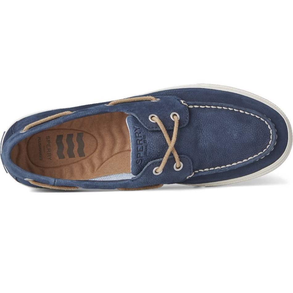 Sperry Male Bahama Plushwave Lace Shoes Navy