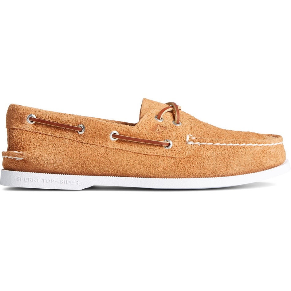 Sperry Mens A/O 2-Eye Boat shoe Tan