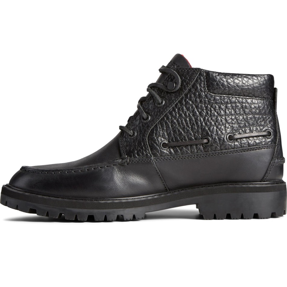 Sperry Men\s Authentic Original Lug Chukka Boot Black