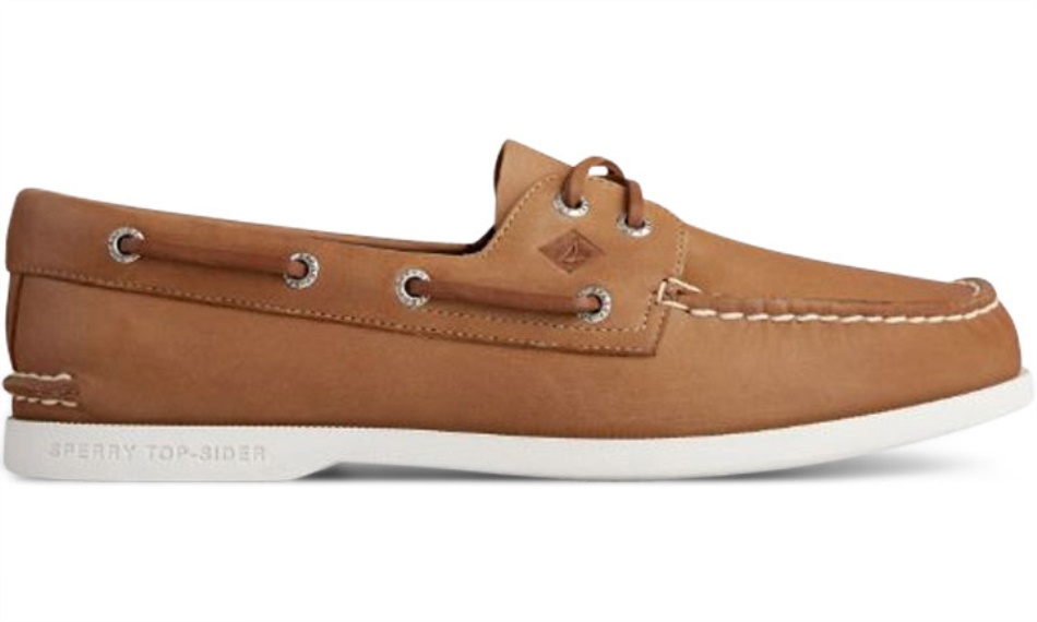 Sperry Men\s Authentic Original Plushwave Boat Shoe Tan