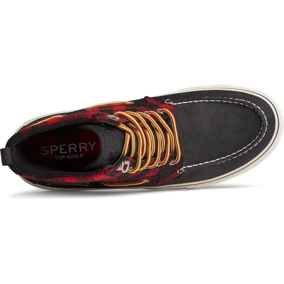 Sperry Men\s Bahama Storm Boot Black Buff