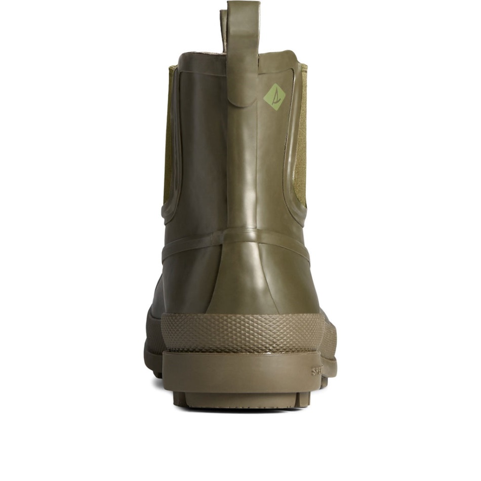 Sperry Men\s Cold Bay Rubber Chelsea Boot Olive