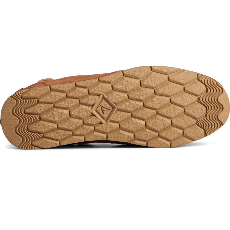 Sperry Men\s Moc-Sider Winter Slip On Shoes Brown