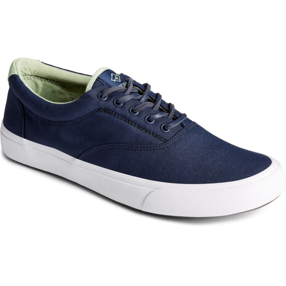 Sperry Men\s SeaCycled Striper II CVO Trainers Navy