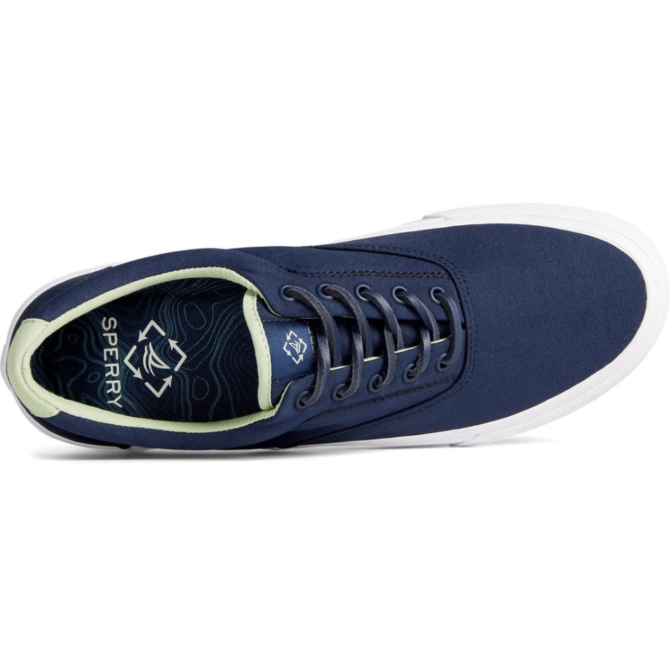 Sperry Men\s SeaCycled Striper II CVO Trainers Navy