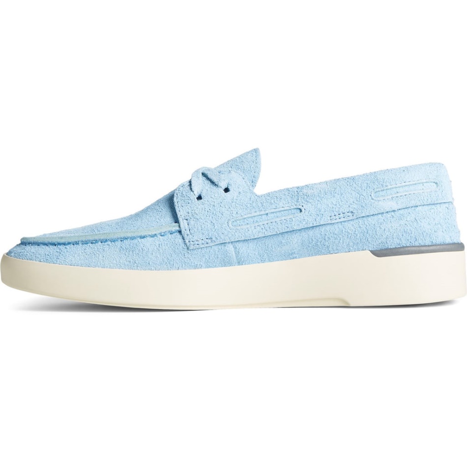 Sperry Men\s Sperry x John Legend Plushwave Slip On Boat Shoe Blue