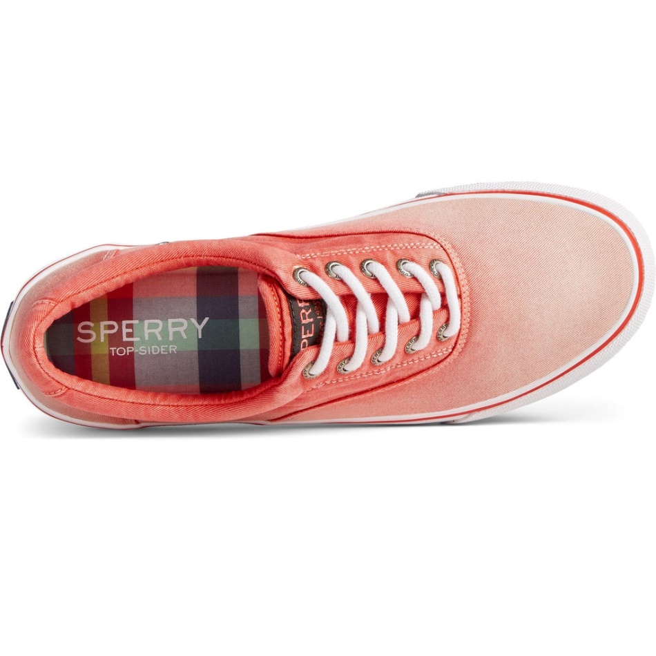 Sperry Men\s Striper II CVO Ombre Lace Shoes Red