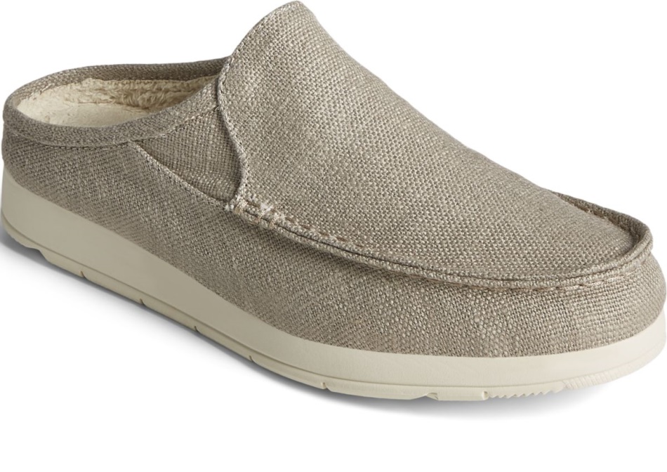 Sperry Moc-Sider Hemp Mule Taupe