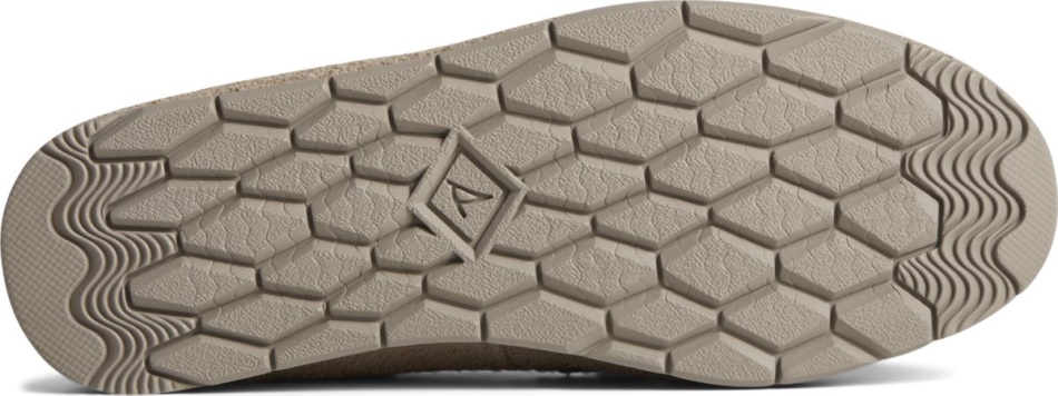 Sperry Moc-Sider Suede Slip On Taupe