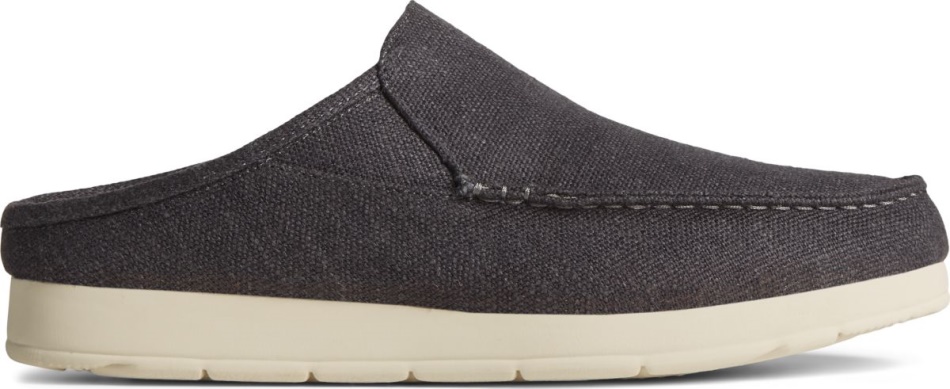 Sperry Moc-Sider Textile Mule Black