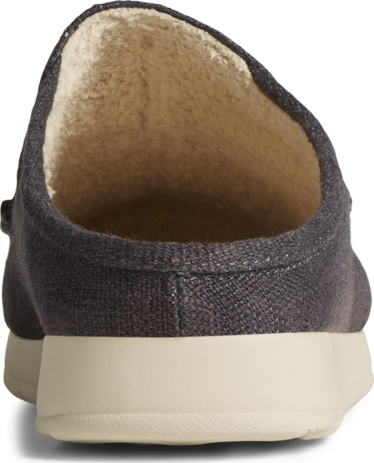 Sperry Moc-Sider Textile Mule Black