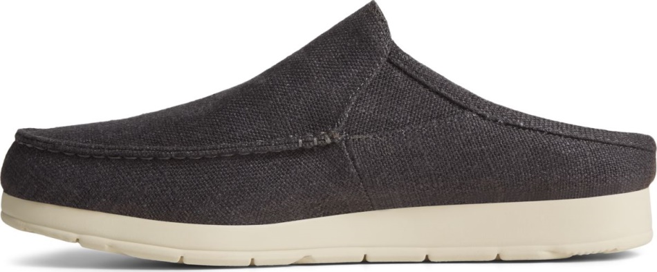Sperry Moc-Sider Textile Mule Black
