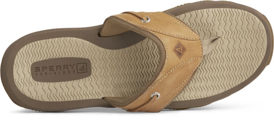 Sperry Outer Banks Flip Flop Tan