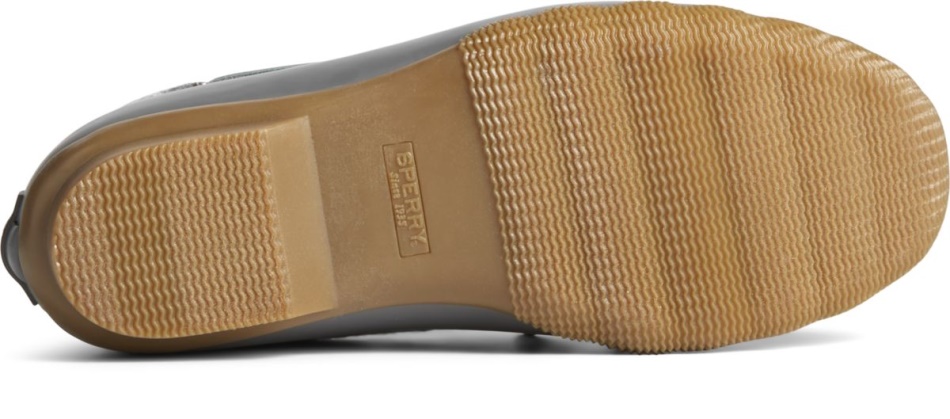 Sperry Saltwater 1-Eye Plaid Wool Duck Boot Grey