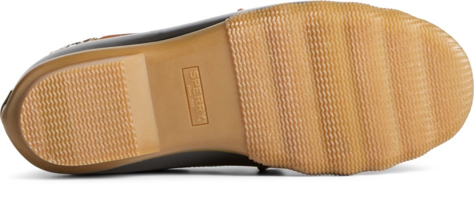 Sperry Saltwater Cheetah 1-Eye Duck Boot Tan