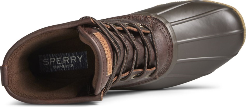 Sperry Saltwater Duck Boot Brown Coffee