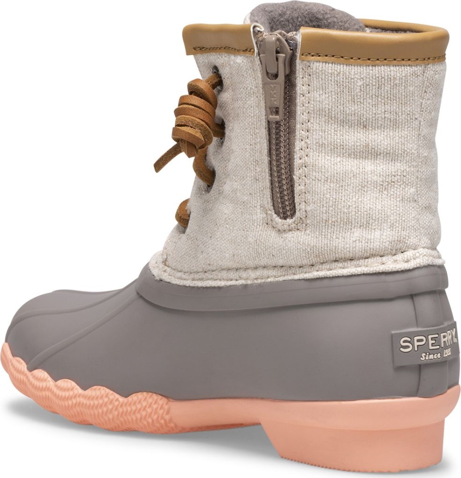 Sperry Saltwater Duck Boot Linen Rose