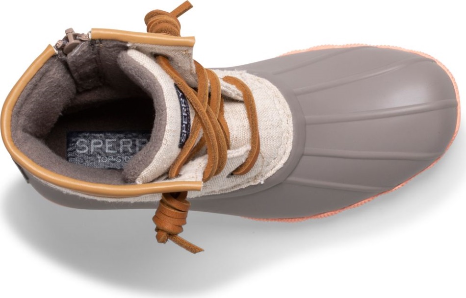 Sperry Saltwater Duck Boot Linen Rose
