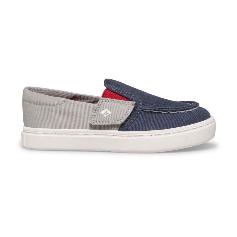 Sperry Salty Junior Washable Sneaker Navy Grey
