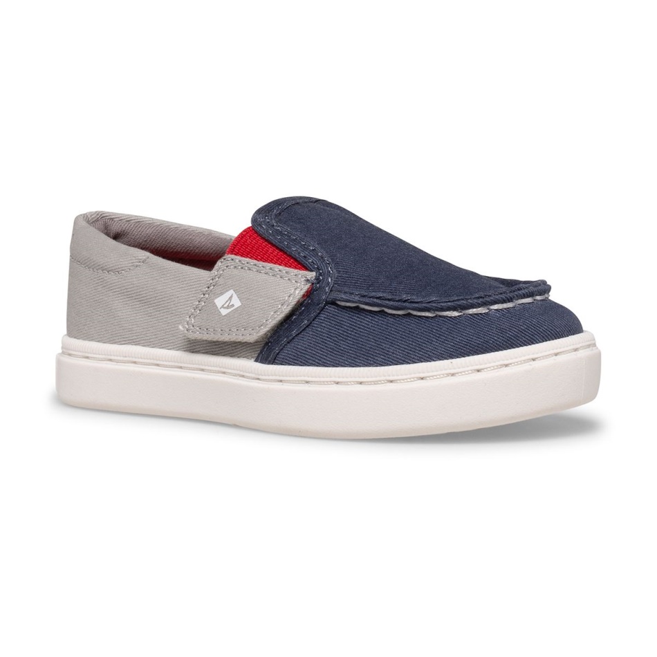 Sperry Salty Junior Washable Sneaker Navy Grey