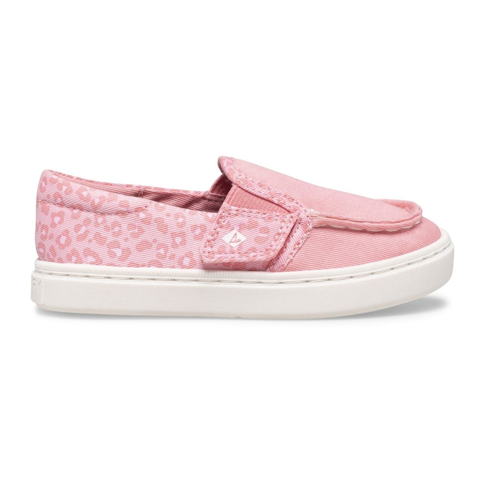 Sperry Salty Junior Washable Sneaker Pink Animal