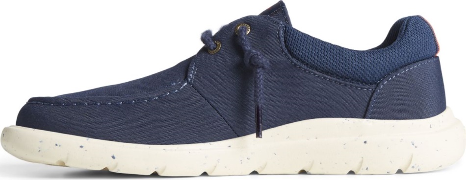 Sperry SeaCycled Captain\s Moc Slip On Navy