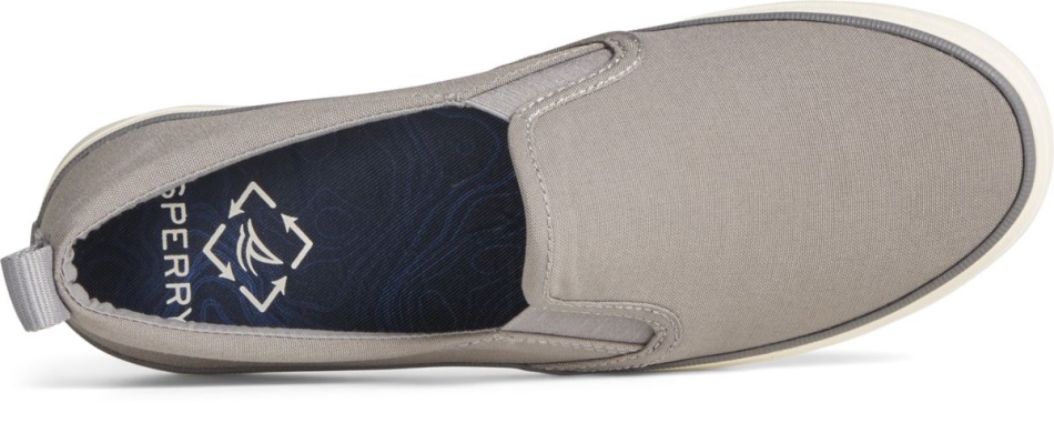 Sperry SeaCycled Crest Twin Gore Slip On Sneaker Grey